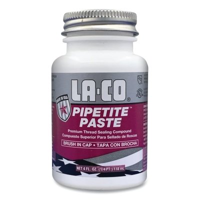 Pipetite Paste Pipe Thread Sealant 1/4 Pt Gray MPN:12109