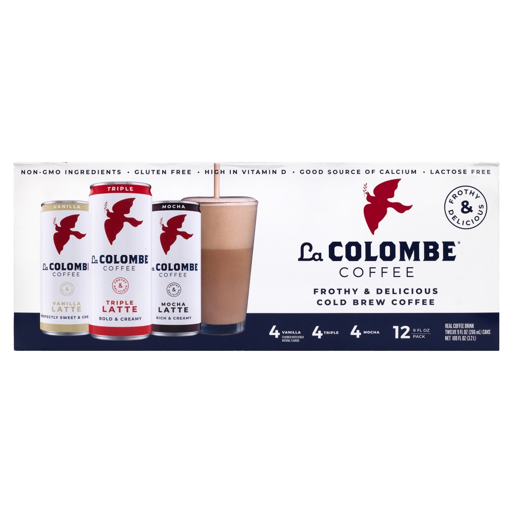 La Colombe Draft Latte Cold Brew Coffee Variety Pack, 9 Oz, Pack Of 12 Drinks MPN:604913002122