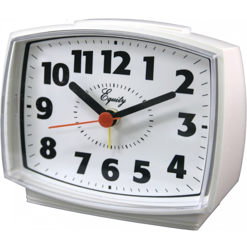 La Crosse Technology 33100 Electric Analog Alarm Clock - Analog - Electric - White Case MPN:33100