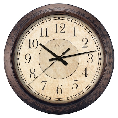Antique Finish Wall Clock, 14