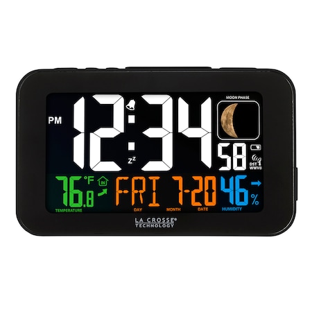 Atomic Color Alarm clock, Indoor Temp/ MPN:617-1485B