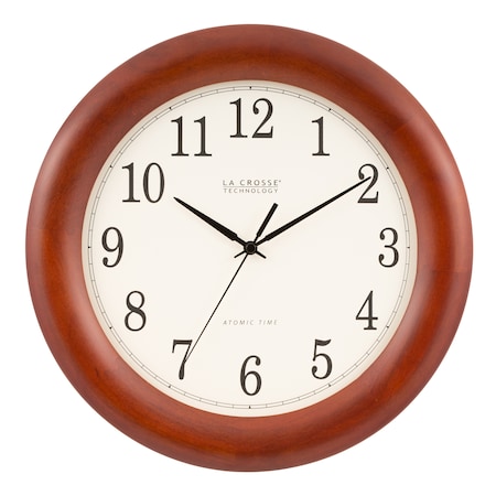 Atomic Analog Wall Clock, 12.5