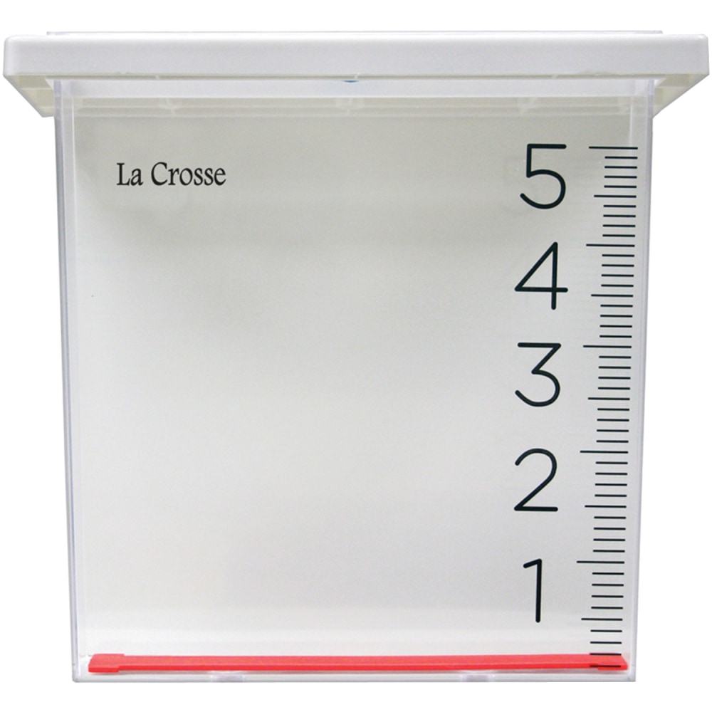La Crosse Technology Waterfall Rain Gauge, 8-1/2in, Clear MPN:705-109