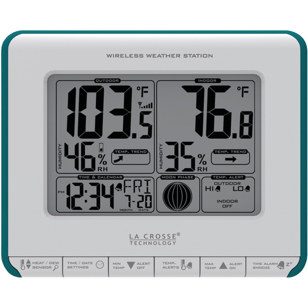 La Crosse Technology Wireless Weather Station - Weather Station200 ft - Desktop MPN:308-1711BL