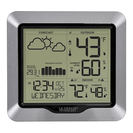 Weather Station w Forecast/Atomic Time MPN:308-1417