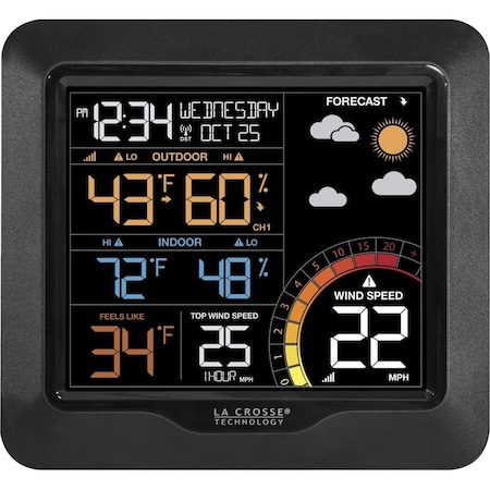 Pro Color Wind Spd Weather Station MPN:327-1417