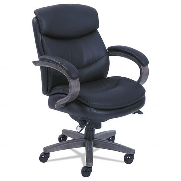 Task Chair: Bonded Leather, Black MPN:LZB48963A