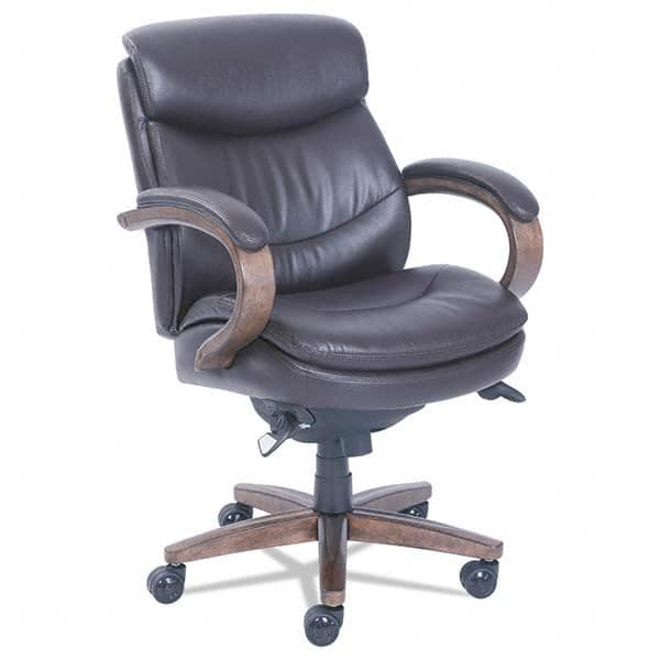 Task Chair: Bonded Leather, Brown MPN:LZB48963B
