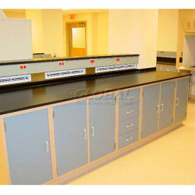 Lab Design Sink Bench 8 Doors 5 Drawers 196