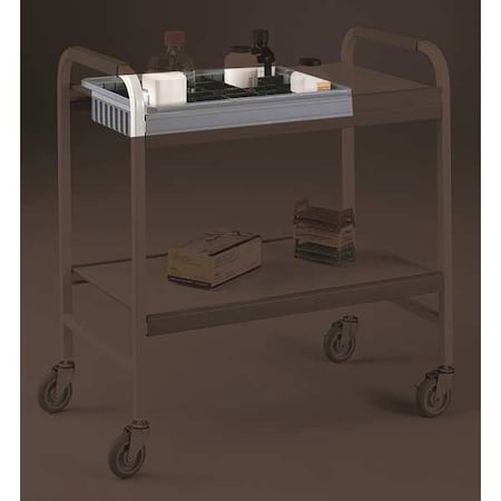 Laboratory Bin, Wired Plastic, 22 1/4 in L, 17 in W, 4 in H MPN:8068000