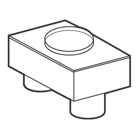 Labconco Dual Exhaust Adapter, 12 In, f MPN:9595100