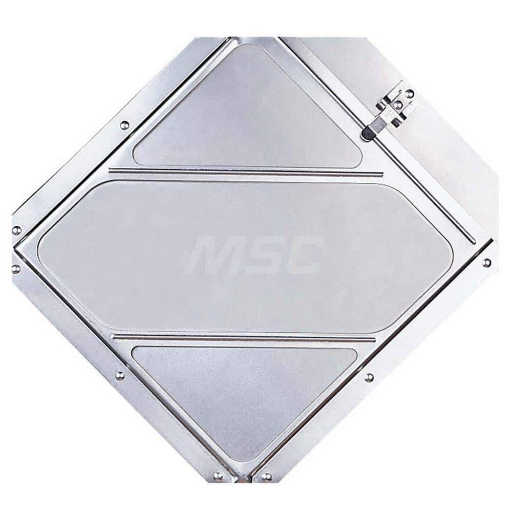 DOT Placards & Holders, Material: Aluminum , Frame Finish: Gray  MPN:80SM4CC97