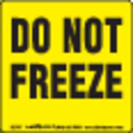 Do Not Freeze, Label, 6