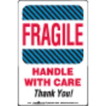 Fragile Handle, w/Care Thank U, Labl, PK500 MPN:L76