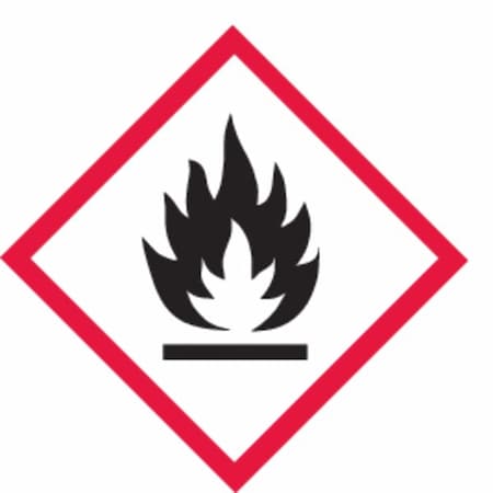 GHS Mini Flame Pictogram Labels, Pk500 MPN:MLGHIS1