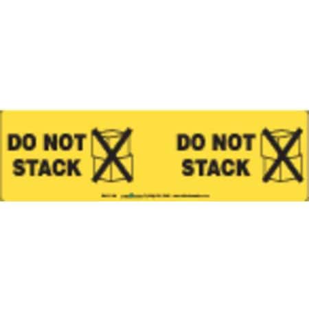 Pallet Do Not Stack Label, PK100 MPN:PALL120
