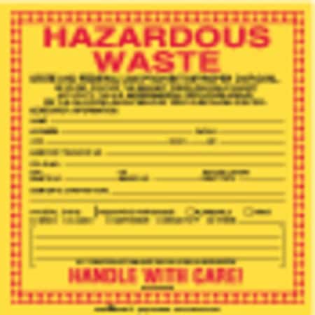 California Waste Label, Vinyl, 6