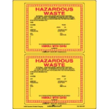 Standard Waste Label, Paper, 6