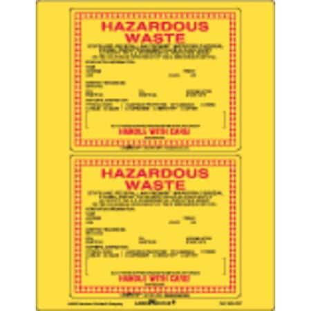 California Waste Label, Paper, 6