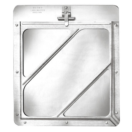 Vehicle Placard Holder, Aluminum, 14 1/8 in W x 12 1/2 in H MPN:80SMP97