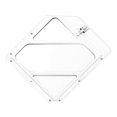 Vehicle Placard Holder, Aluminum, 12 1/2 in W x 14 1/8 in H MPN:80SMWCC97