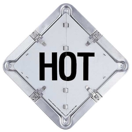 Vehicle Placard Flipchart, Aluminum, 13-1/2