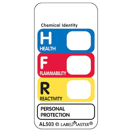 Right-To-KnowLabel, 2inH, 1inW, Paper, PK500 MPN:AL503