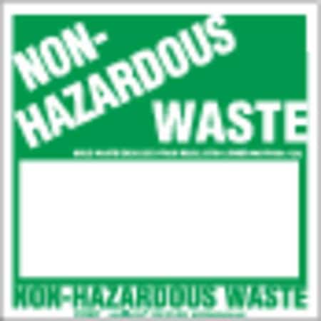 Non-Hazardous Waste Half Bx Paper, PK500 MPN:CFGBWM7