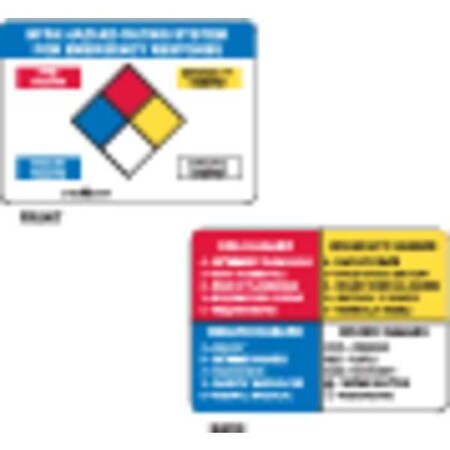 WalletCard, 2-1/2inH, 3-1/2inW, Paper, PK10 MPN:H-NFWCR1