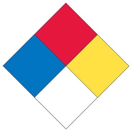 NFPA Label, 15 in H, 15 in W, Vinyl MPN:H-V102