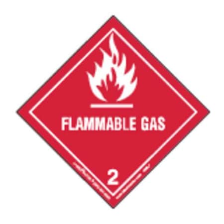 Flammable Gas Lbl, 100mmx100mm, 100 Lbls MPN:HML7C