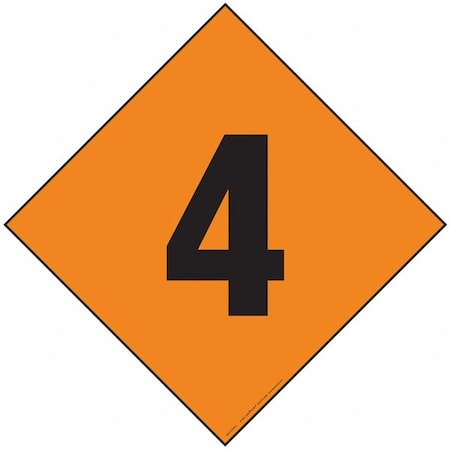 Fire Division Symbol Placard, 4 MPN:HMPG148PL