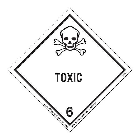 Toxic Label, Worded, PVC-Free, PK25 MPN:HMSL270S