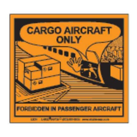Cargo Aircraft Only Lbl, 100mmx120mm, 500, L20R MPN:L20R