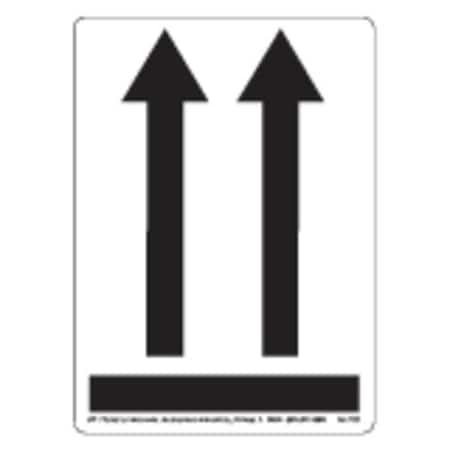 Arrows Label, 3-1-1/2in, Paper, 500, PK500 MPN:L22