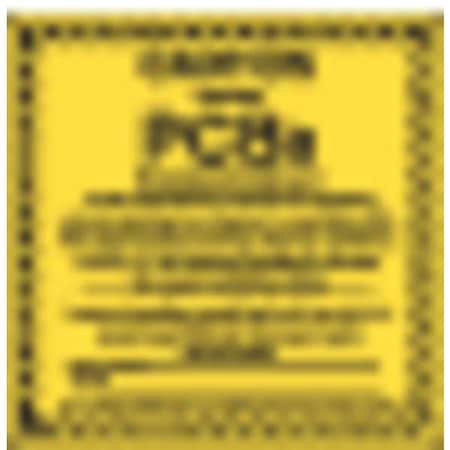 Caution Contains PCBs Label, 6