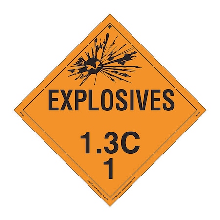 Explosive Class 1.3 C, PK25 MPN:PSR60
