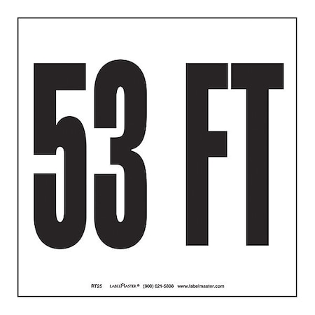Marking, PVC-Free Film, 53 ft. MPN:RT25