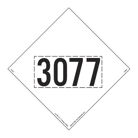 Square on Point Marking, 3077, Tagbrd, PK25 MPN:T183077
