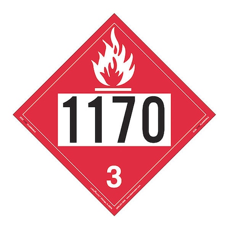 FlammableLiquidPlacard, PK25 MPN:ZEZ21170