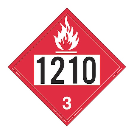 Flammable Liquid, UN 1210, PK25 MPN:ZEZ21210