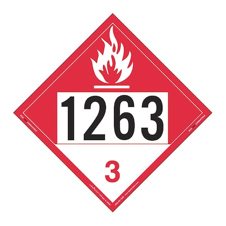 Combustible Liquid Placard, Vinyl, PK25 MPN:ZEZ91263