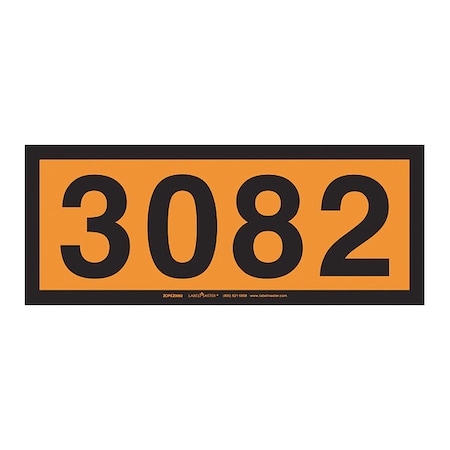 UN3082 Orange Panel, E-Z, PK25 MPN:ZOPEZ3082