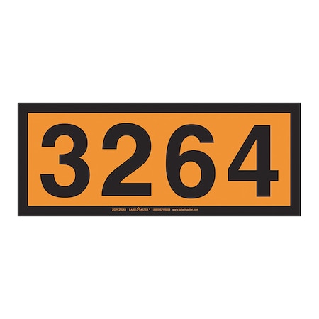 UN3264 Orange Panel, E-Z, PK25 MPN:ZOPEZ3264