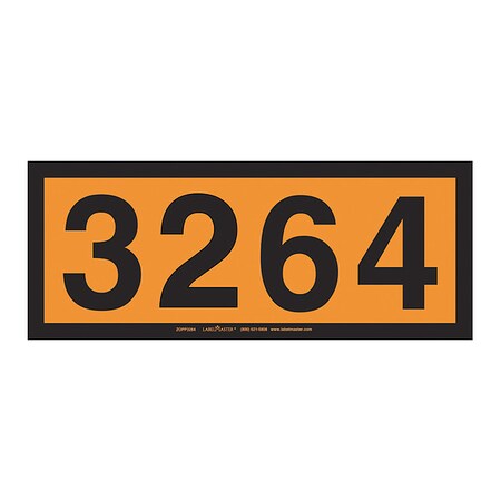 UN3264 Orange Panel, Permanent, PK25 MPN:ZOPP3264