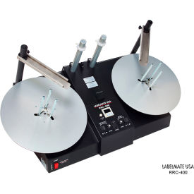 Labelmate USA Large-Form Reel-To-Reel Counter with 2 Adjustable Core-Holders For Up To 16