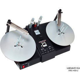Labelmate USA Large-Form Ultrasonic Reel-To-Reel Counter w/ 2 Adj Core-Holder For Up To 16