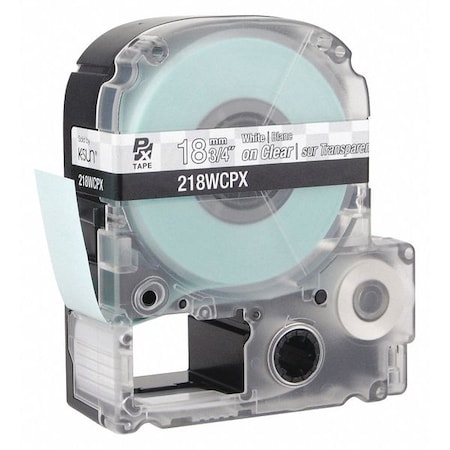 3/4 in White on Clear Label Cartridge MPN:270A99