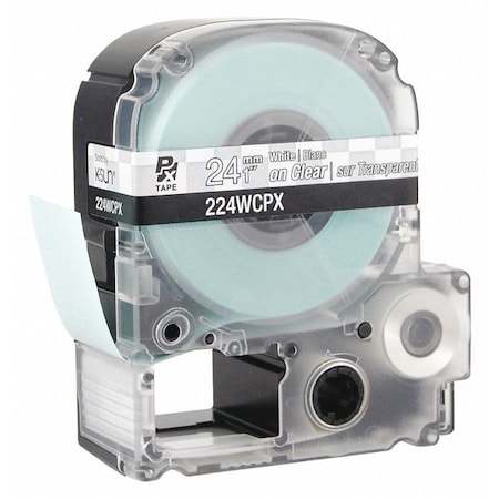 1 in White on Clear Label Cartridge MPN:270C19