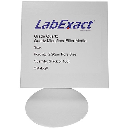 Glass Mic Filter, 4.25 cm Dia, 2.2um, PK100 MPN:12K978